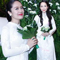 Hậu trường phim - Linh Nga, Thanh Thuý tinh khôi áo dài