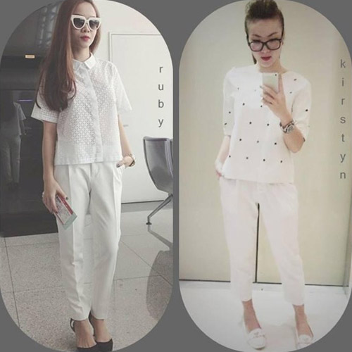 Street style "chuẩn" của Yến Trang, Yến Nhi - 9