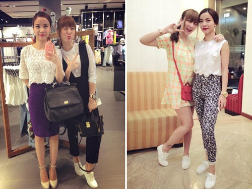 Street style "chuẩn" của Yến Trang, Yến Nhi - 10