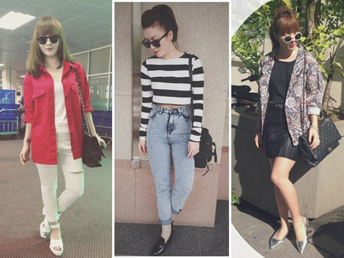 Street style "chuẩn" của Yến Trang, Yến Nhi - 1