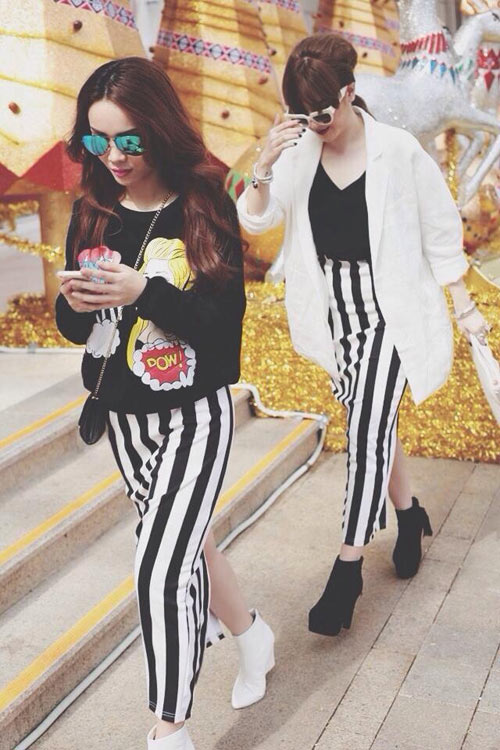 Street style "chuẩn" của Yến Trang, Yến Nhi - 8