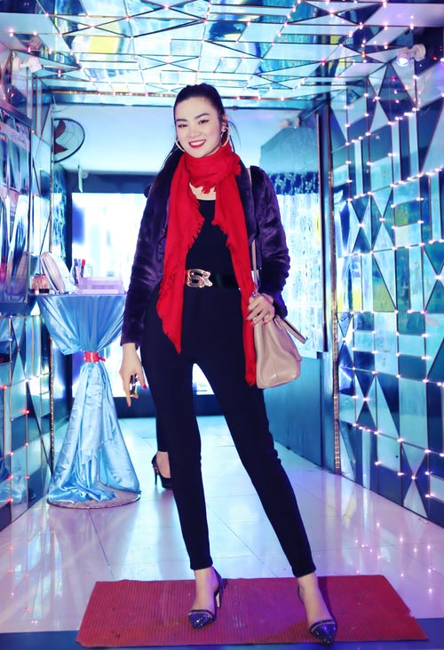 Ngọc Oanh xinh đẹp giữa trời đông Hà Nội - 3