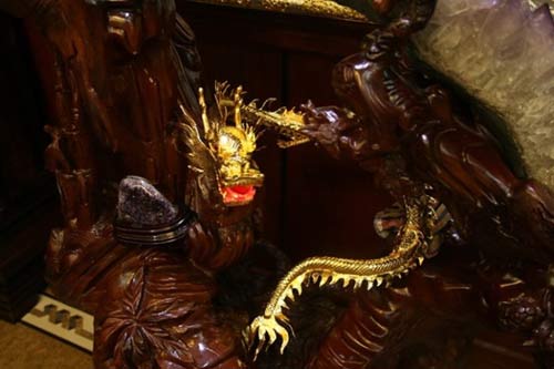 "Lóa mắt" biệt thự mạ vàng 24K của một đại gia Hà Nội - 6