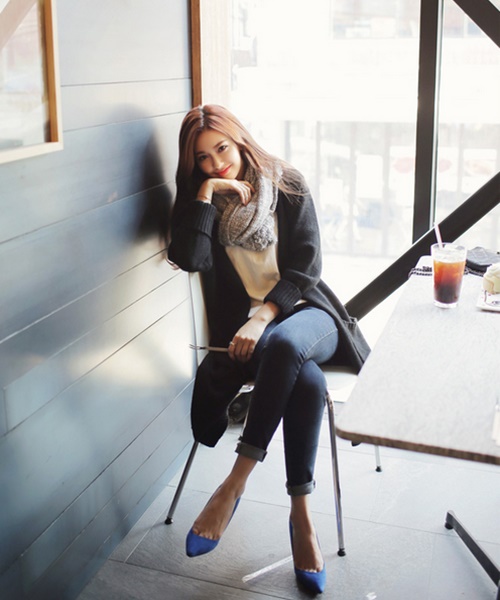 Ngày lạnh "chất chơi" với đen và xám - 1