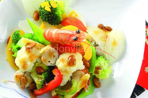 Lạ miệng với rau củ trộn tương hột - 1