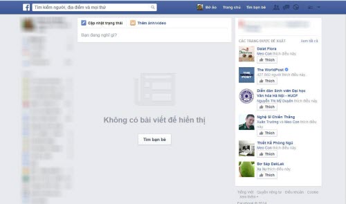 HOT: Facebook dính lỗi không hiển thị nội dung - 2