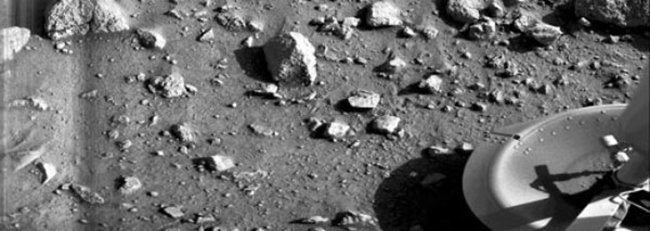 Một bức ảnh chụp bề mặt Sao Hỏa.
