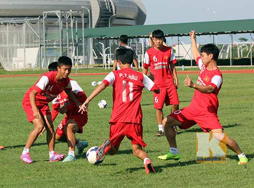 U19 VN “thở ra khói” với thời tiết tại Myanmar - 1