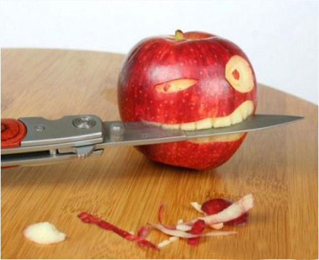 Quả táo ngầu chưa?
