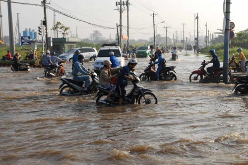 TPHCM xuất hiện "sóng bạc đầu" trên… phố - 5