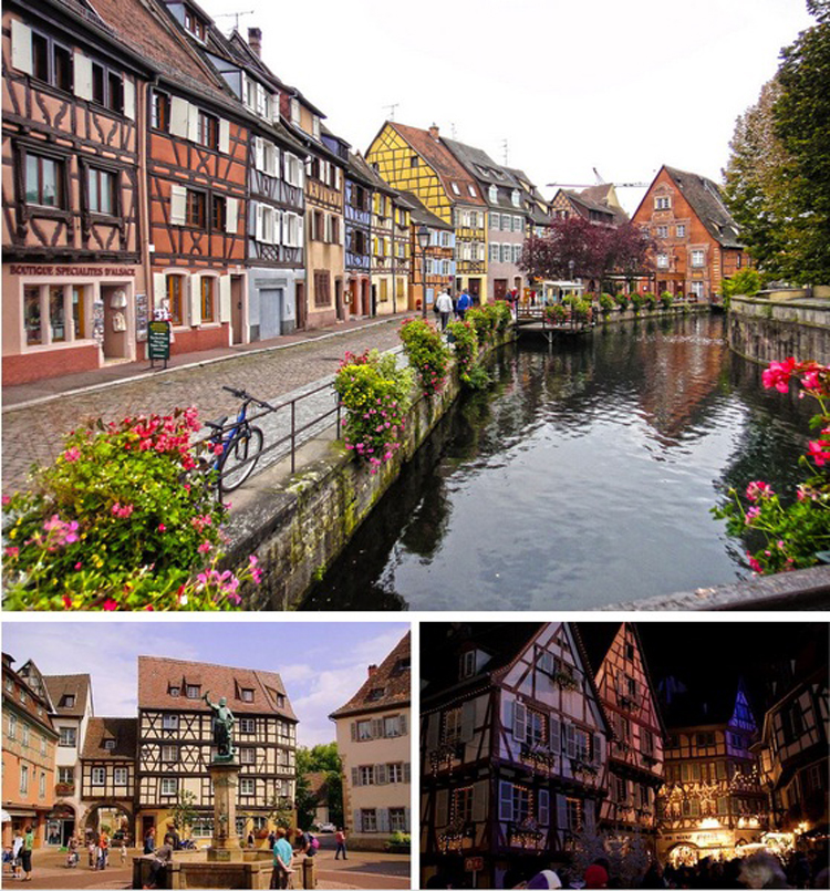 3.&nbsp;Colmar, France

Là một trong những thị trấn thơ mộng nhất nước Pháp, Colmar&nbsp;gợi nhớ đến vẻ đẹp của vùng đất &nbsp;huyền bí&nbsp;trong câu truyện “Người đẹp và quái vật”.
