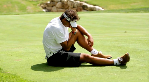 Nadal mất trí nhớ trên sân golf - 1