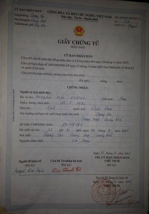 Khám sức khỏe cho cả... người chết - 1