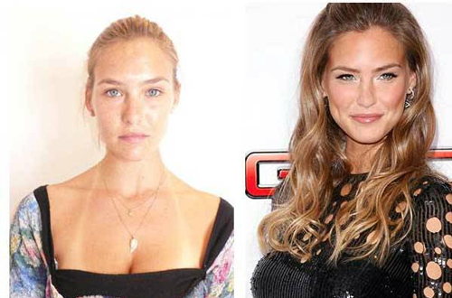 Người mẫu phờ phạc, xuống sắc khi gột hết son phấn - 9