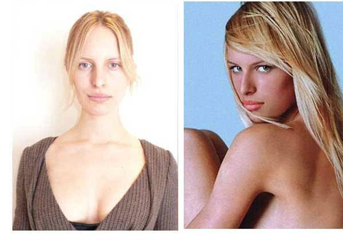 Người mẫu phờ phạc, xuống sắc khi gột hết son phấn - 11