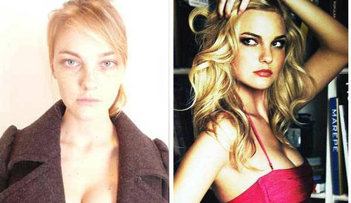 Người mẫu phờ phạc, xuống sắc khi gột hết son phấn - 7