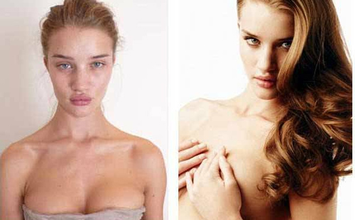 Người mẫu phờ phạc, xuống sắc khi gột hết son phấn - 8