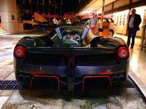 Lộ Ferrari LaFerrari màu đen tuyền của Massa - 2