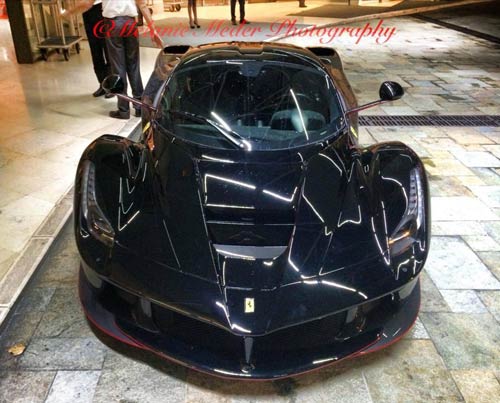 Lộ Ferrari LaFerrari màu đen tuyền của Massa - 4