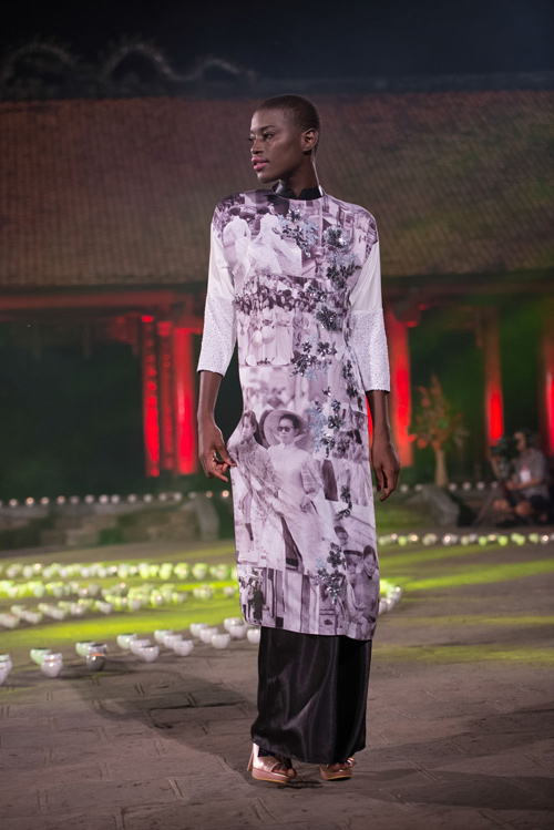 Hoa hậu Thùy Dung lung linh cùng áo dài - 9