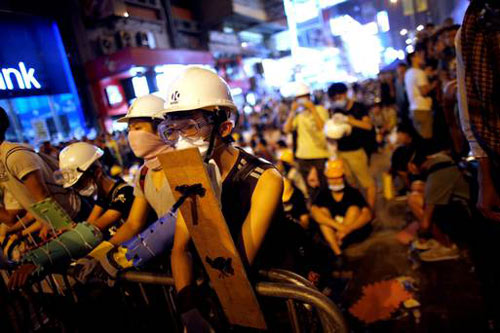 Hong Kong: Hội Tam Hoàng kích động biểu tình bạo lực - 1