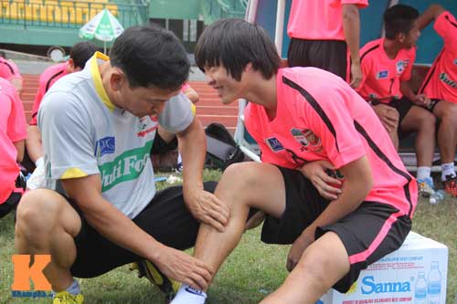 Cầu thủ U19 VN xung trận giải U21: Thanh Hậu dự bị - 2