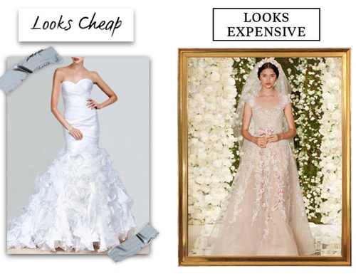 9 lý do khiến chiếc váy cưới của bạn có vẻ rẻ tiền - 1