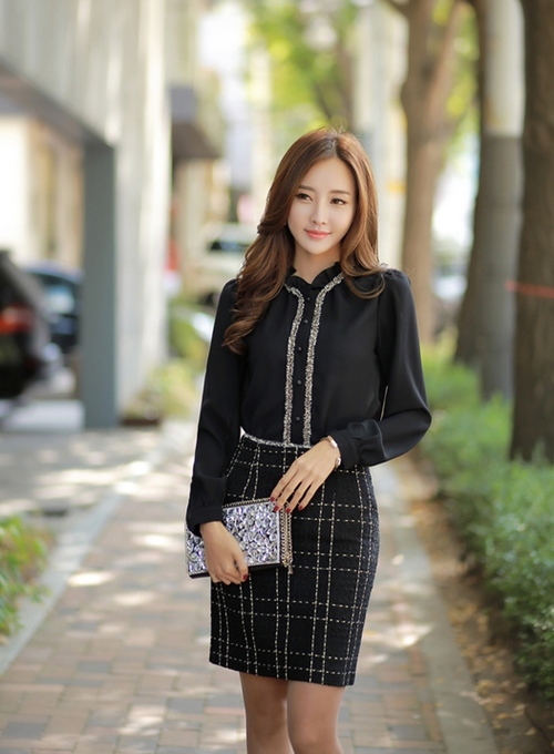 Chọn chân váy cho nữ công sở mùa này - 2