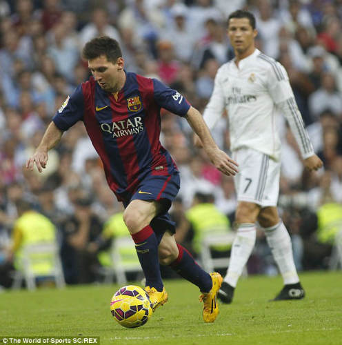 Messi sẽ quyết đấu Ronaldo ở Old Trafford - 1