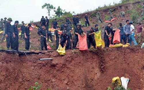 Vỡ đập gây ngập ở Quảng Ninh: Nghi xả lũ có vấn đề - 1