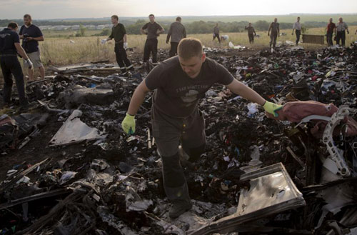 Tiếp tục tìm thấy thi thể nạn nhân nơi MH17 rơi - 1