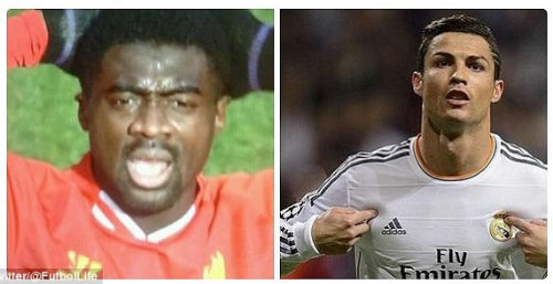 Ảnh chế Ronaldo "mất tích" trước Kolo Toure - 7