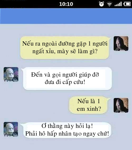 Những tin nhắn hài hước đến khó đỡ - 1