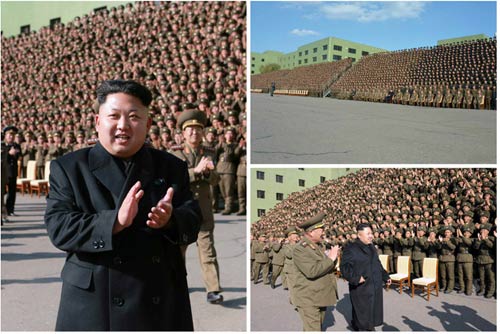 Kim Jong-un bỏ gậy chống, bước đi giữa rừng quân - 1