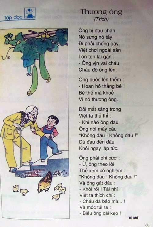 Bài thơ Thương ông bị “cắt ghép”: Chủ biên lên tiếng - 2