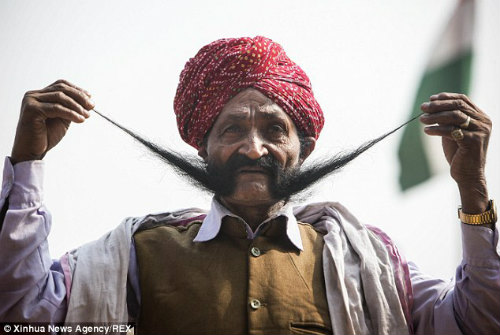 Ghé thăm hội thi râu nổi tiếng ở Ấn Độ - 1