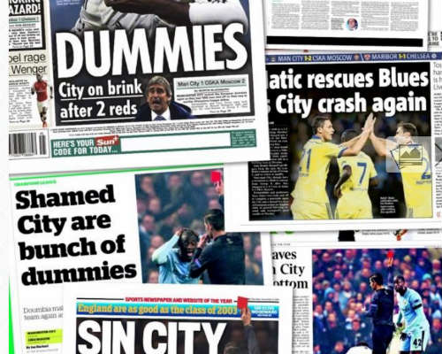 Báo chí Anh chỉ trích thậm tệ Man City - 1
