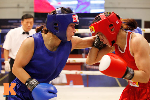 Nữ võ sĩ boxing Lừu Thị Duyên mơ vô địch ASIAD 17 - 1