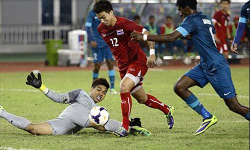 U23 Thái Lan-U23 Singapore: Bước ngoặt phút 24 - 1