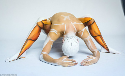 Ngỡ ngàng vẻ đẹp động vật trên cơ thể người - 6