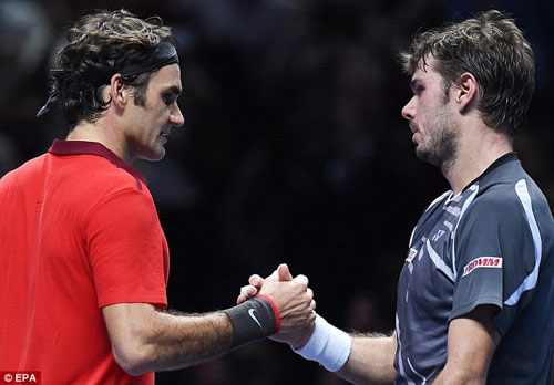 Nghi án Federer bỏ cuộc vì "có chuyện" với Wawrinka - 1