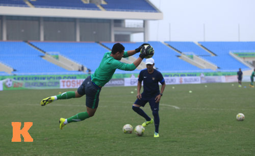 Tập luyện, ĐTVN và Indonesia "hâm nóng" sân Mỹ Đình - 3