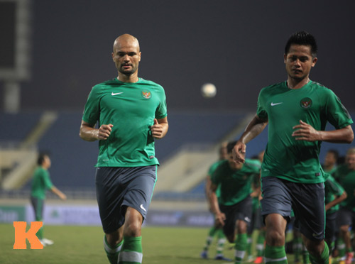 Tập luyện, ĐTVN và Indonesia "hâm nóng" sân Mỹ Đình - 6