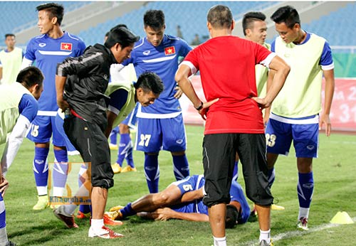 Tập luyện, ĐTVN và Indonesia "hâm nóng" sân Mỹ Đình - 5