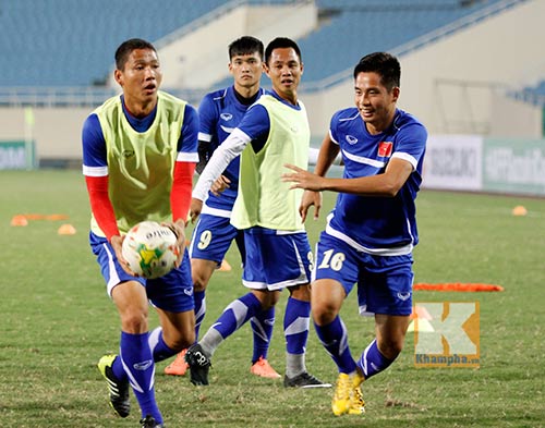 Tập luyện, ĐTVN và Indonesia "hâm nóng" sân Mỹ Đình - 4