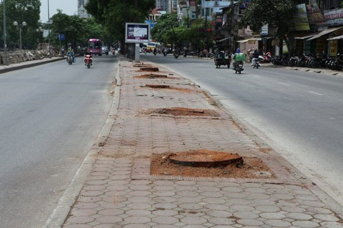 Lại chặt cây để làm đường sắt Nhổn – Ga Hà Nội - 1