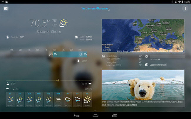 2. Bright Weather

Tải về: Android

Giá cả: Miễn phí
