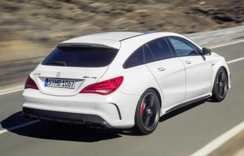 Mercedes-benz cla và cla 45 amg shooting brake lộ diện