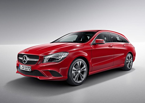 Mercedes-benz cla và cla 45 amg shooting brake lộ diện