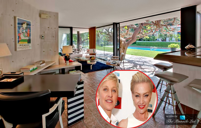 MC nổi tiếng Ellen DeGeneres và bạn đời đồng giới mua villa đẹp như mơ ở Los Angeles với giá lên tới 39,8 triệu USD.


